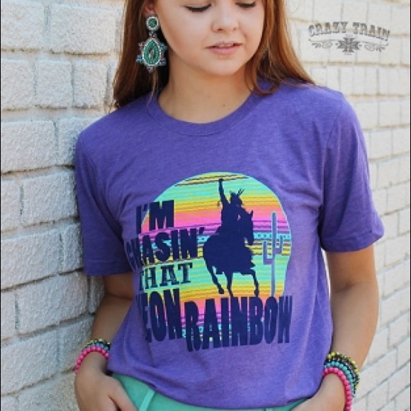 chasing that neon rainbow shirt